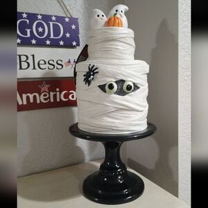 Halloween Mummy Cake Decoration - White